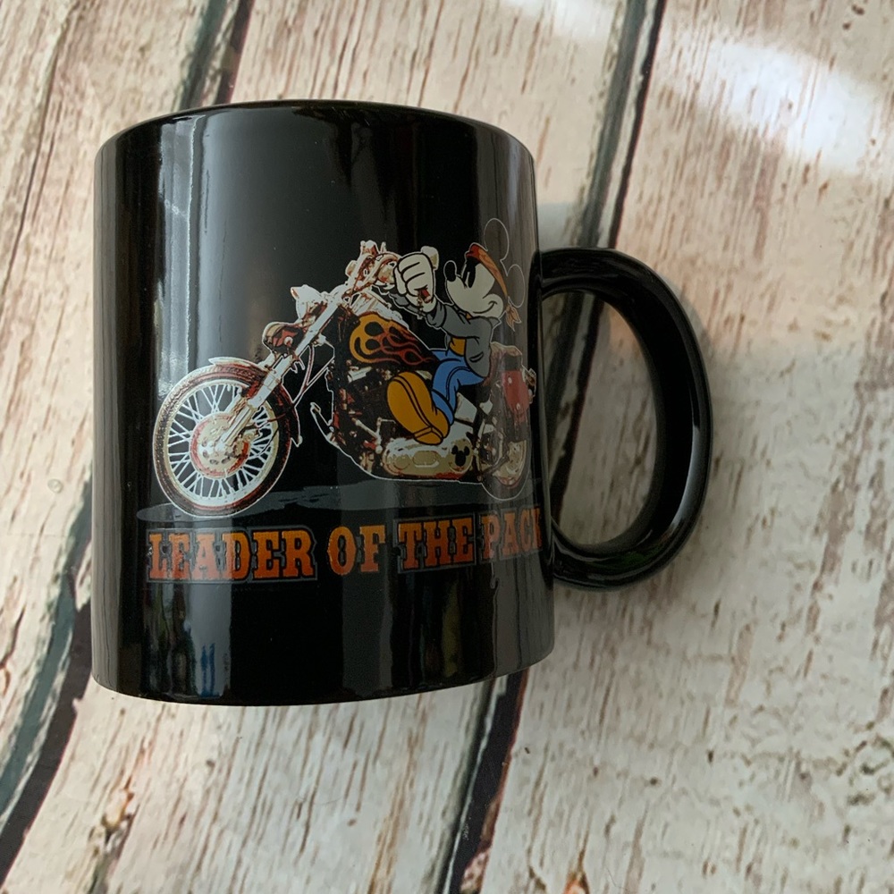 Disney 2005 Retro Leader of the Pack Motorcycle 16oz mug